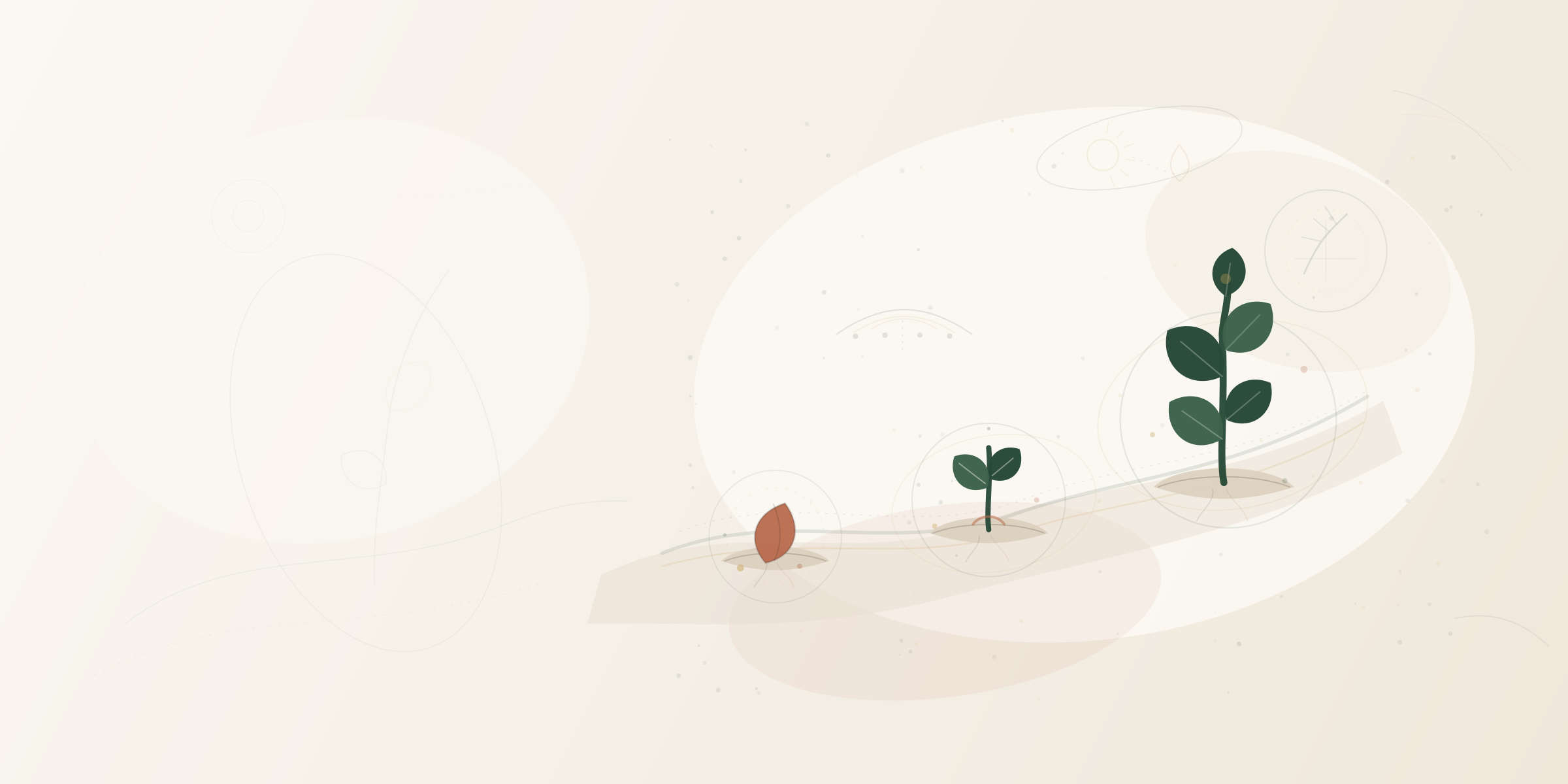 Illustrated gardening scene for GospodApp.